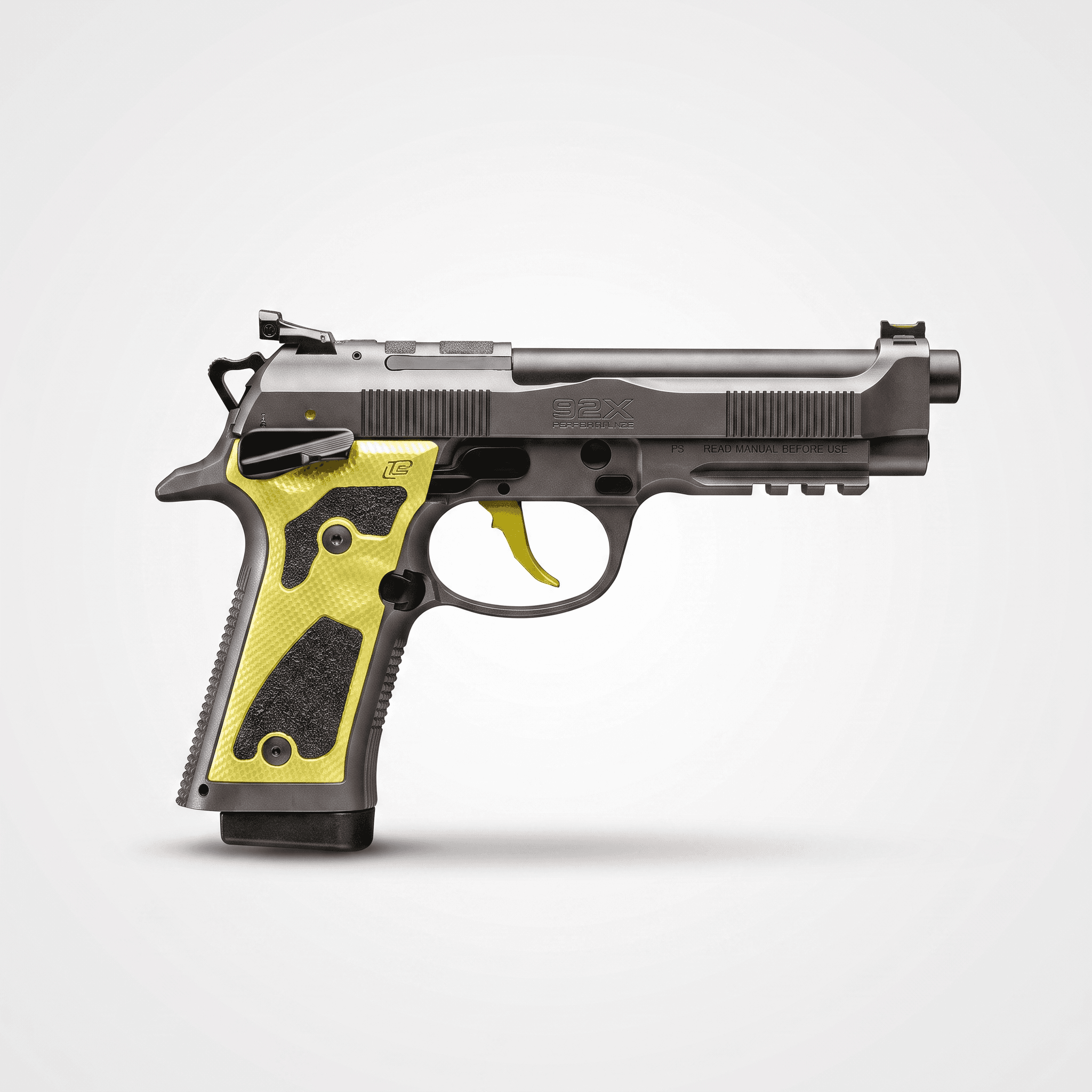 Beretta 92x RDO dark series yellow