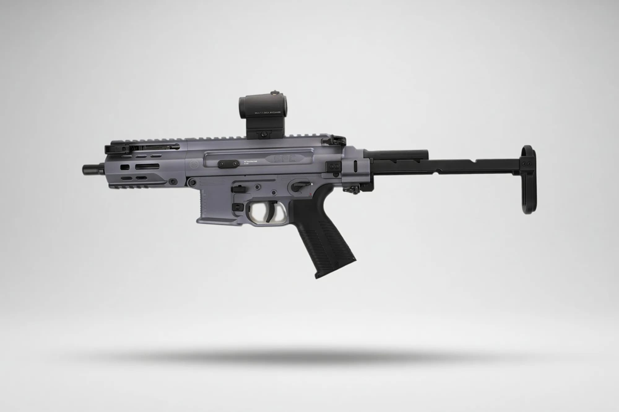 B&T SPC9 PDW Limited Sniper Grey 9mm Luger, gefräster Lower, Hauptansicht