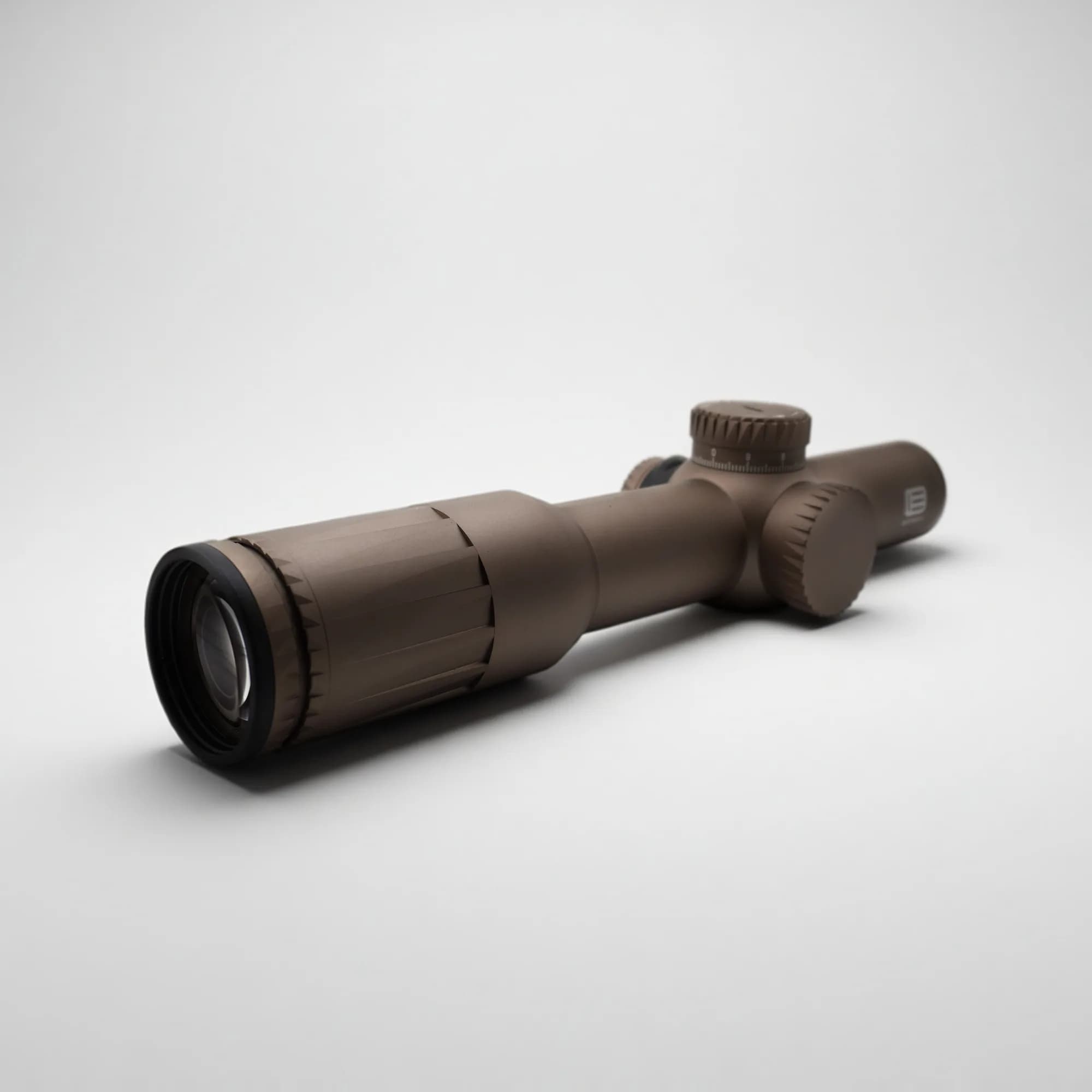 EOTech Vudu 1-10x28 FFP Zielfernrohr, Absehen SR5 MRAD, Tan, Hauptansicht